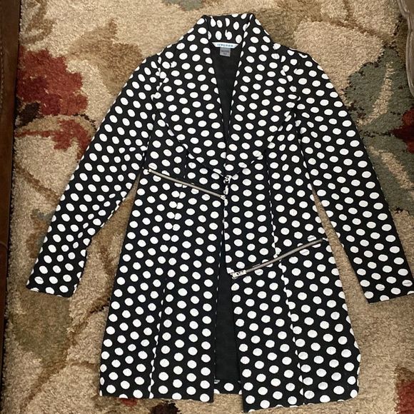 Peter Nygard Jackets & Blazers - ❤️ Nygard Polka Dot Long Jacket ❤️